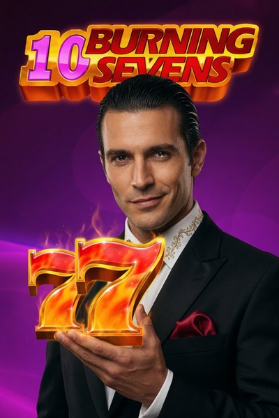 10 Burning sevens cover shown for Cleobetra Casino