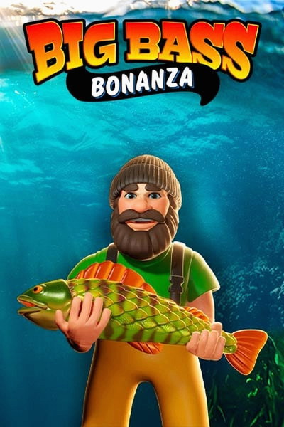 Fishing scene from the Big Bass Bonanza slot
